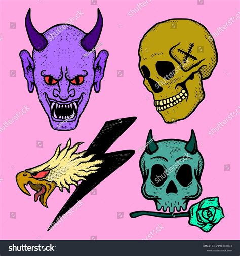 26 Free Tattoo Designs Demon Devil Images, Stock Photos & Vectors ...