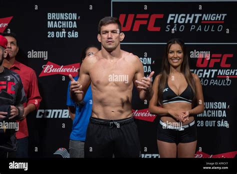 São Paulo Brazil 27th October 2017 UFC fighter Demian Maia of