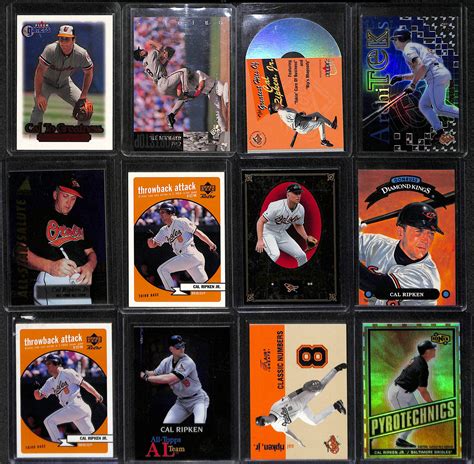 Lot Detail Lot Of 180 Cal Ripken Jr Cards W Inserts