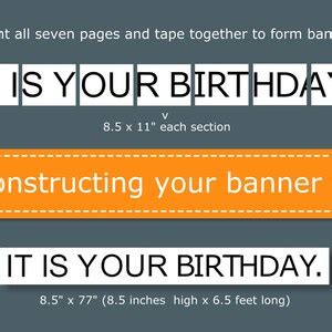 The Office Birthday Banner Printable, the Office Theme, Office Birthday ...