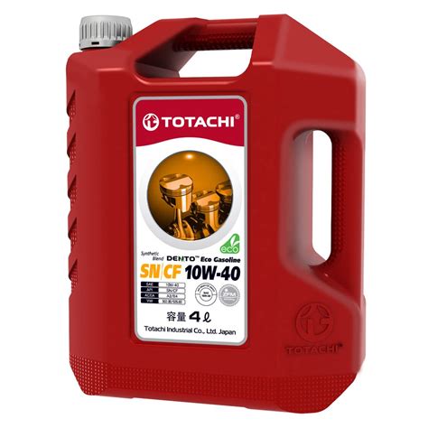 Totachi DENTO Eco Gasoline 10W 40 Engine Oil 4 Ltrs Semi Synthetic