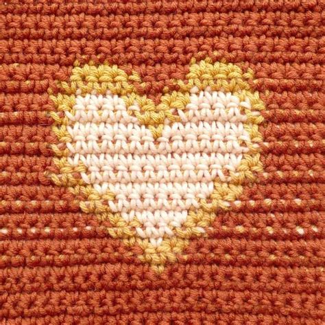 This Beautiful Crochet Heart Square Pattern Is Free On Amelias Blog