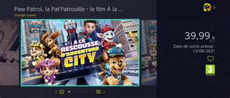 Paw Patrol La Pat Patrouille Le Film La Rescousse D Adventure