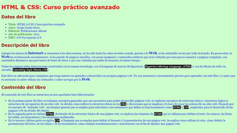 Ejercicios Cómo se usa 1 HTML CSS Curso práctico avanzado