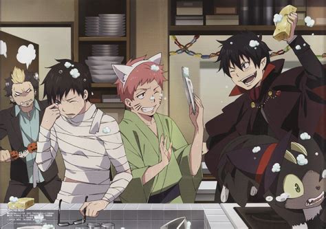 Fun Moments In Ao No Exorcist Hd Wallpaper