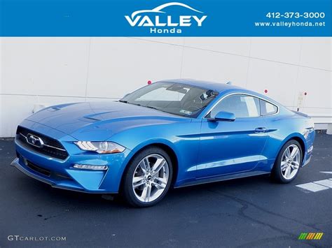 2021 Velocity Blue Metallic Ford Mustang Ecoboost Premium Fastback 146706268 Photo 35