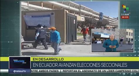 Telesur Noticias Elecciones Locales En Ecuador Transcurren