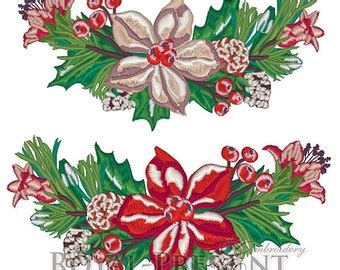 Fsl Machine Embroidery Design Christmas Star Napkin Ring