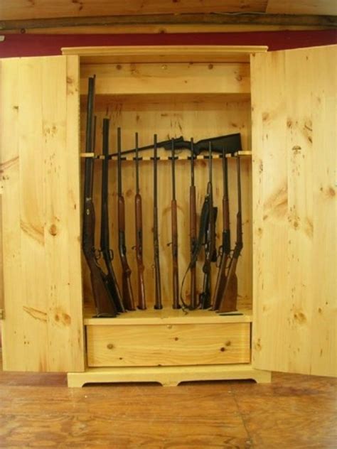 Hand Made Wooden Gun Storage Safe By Larue Woodworking