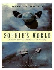 Screenshot At Pm Pdf Sophie S World A Novel About