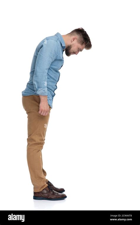 Person Standing Looking Down Png