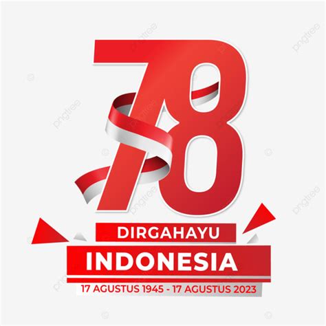 Gambar Logo Rasmi Peringatan 78 Tahun Kemerdekaan Indonesia Pada Tahun