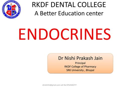 Pharmacology Of Drugs Used For Endocrine Systempdf Ppt