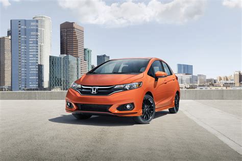 2018 Honda Fit Sport in Orange Fury