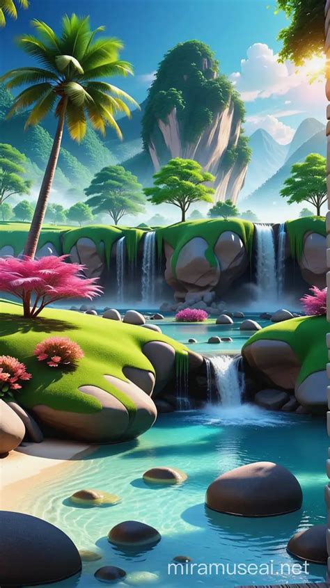 Spectacular 3d Nature Landscape Wallpaper Captivating Scenery In Vivid