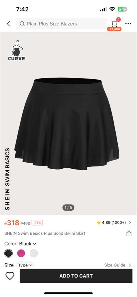 Black Bikini Skirt Women S Fashion Bottoms Skirts On Carousell