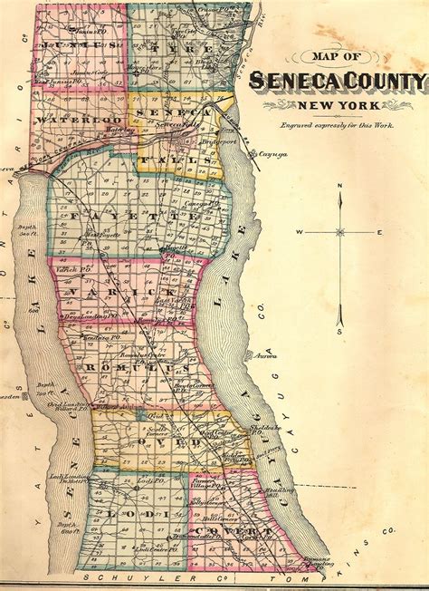 Maps of Seneca County & Various Town – Seneca County, New York