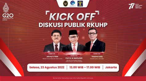 Kick Off Dialog Publik RKUHP YouTube