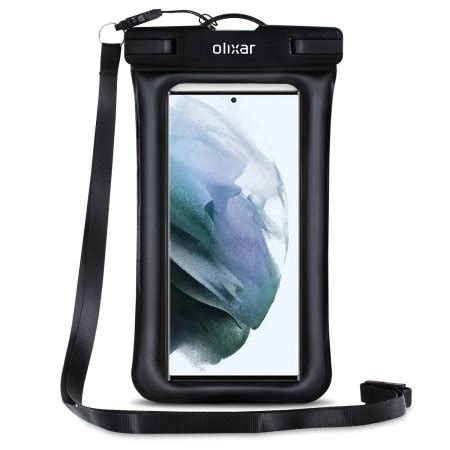 Olixar Black Waterproof Pouch - For Samsung Galaxy S22 Ultra