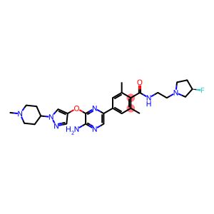 Benzamide 4 5 Amino 6 1 1 Methyl 4 Piperidinyl 1H Pyrazol 4 Yl