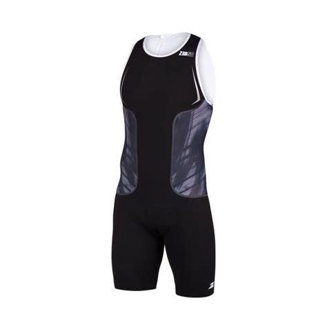 Z R D Racer Trisuit Man Black Vivacity Running Green Hamburg