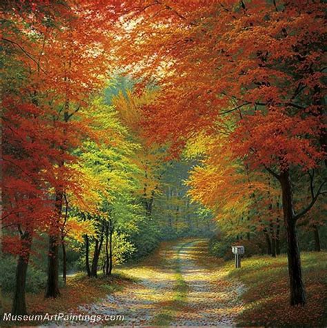 Autumn Landscape Paintings 007