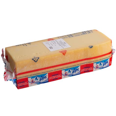 Alps Lb Natural Austrian Mountain Gruyere Cheese Block