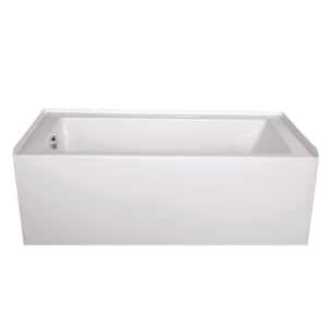 Duravit Architec In Acrylic Left Drain Rectangular Alcove Bathtub