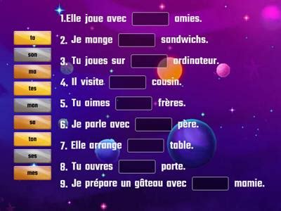 Les Adjectifs Possessifs Teaching Resources