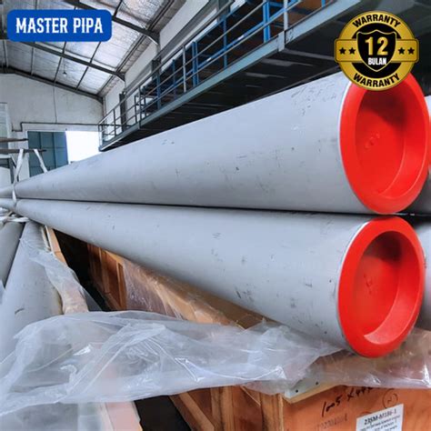 Jual Pipa Stainless 316 2 SCH 80S Seamless B36 19M PE A 312 Gr