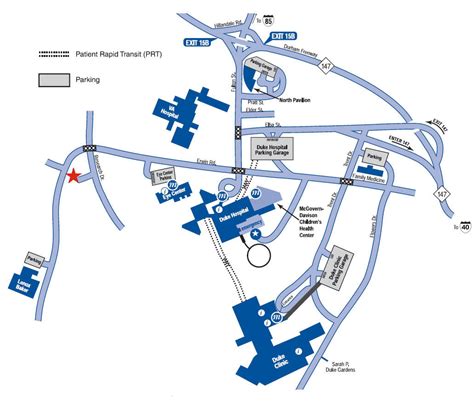 Duke Hospital Floor Map