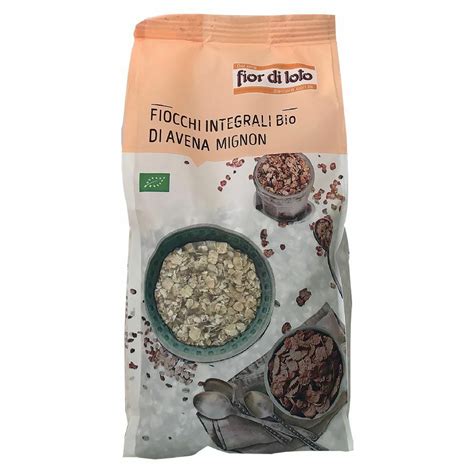 Fior Di Loto Fiocchi Integrali Bio Di Avena Mignon 500 G Redcare