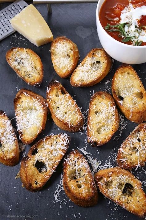 Parmesan Garlic Crostini Recipe