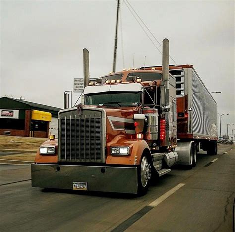 Semitrckn Kenworth Custom W L With Matchin Reefer