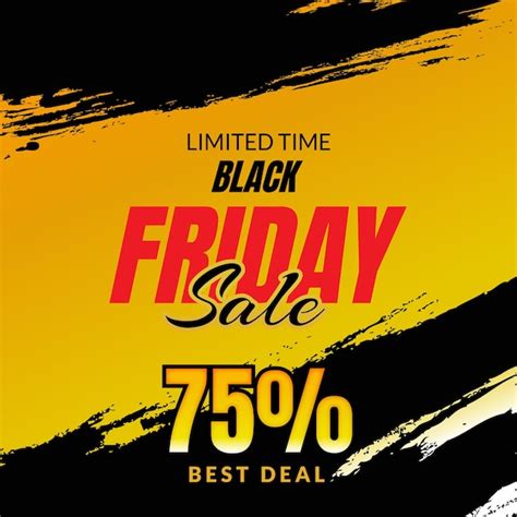 Premium Vector Black Friday Sale Banner Design Template Vector Illustration