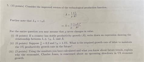 Solved Points Consider The Improved Version Of The Chegg