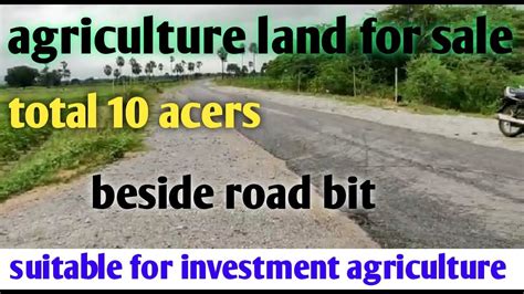 Acers Agriculture Land For Sale In Telangana Best Suitable For