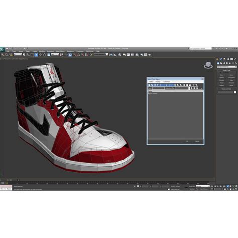 3d model shoes air jordans 1