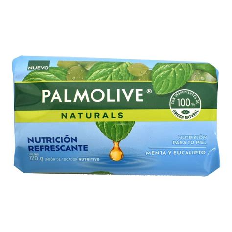 Jabon de Baño Palmolive Naturals Sensación Humectante Menta y Eucalipto