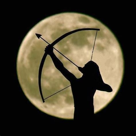 Moon Bow Archery Photography Hunter Of Artemis Shoot The Moon