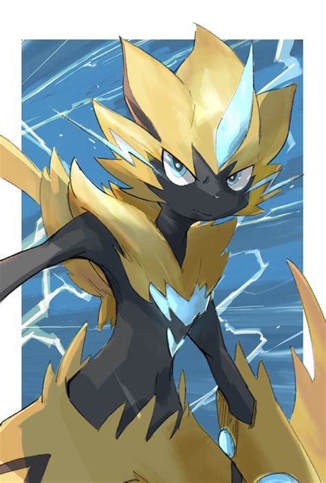 Pin Von Greninja Darkness Auf Zeraora Art