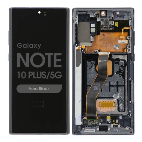 Replacement Samsung Galaxy Note 10 Plus 5g Lcd Digitizer Display Assembly With Front Housing