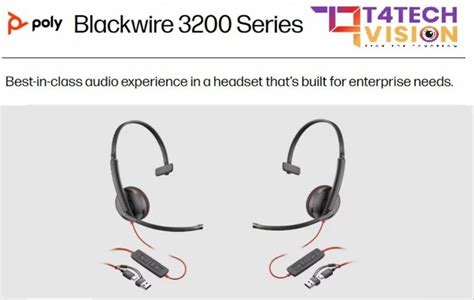 Poly Blackwire 3200 Series Headset At ₹ 14678piece Usb Headset With