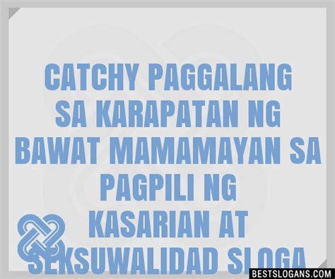 30 Catchy Paggalang Sa Karapatan Ng Bawat Mamamayan Sa Pagpili Ng