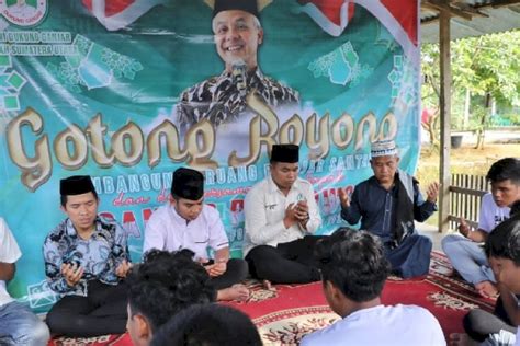 Santri Ganjar Bantu Pembangunan Ruang Belajar Santri Di Deli Serdang