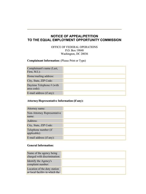 Eeoc Form Fillable Fill Out Sign Online Dochub