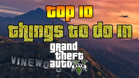 Top Things To Do In Gta V Story Mode Youtube