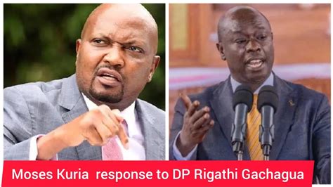 Trade CS Moses Kuria Responds To Deputy President Rigathi Gachagua Over