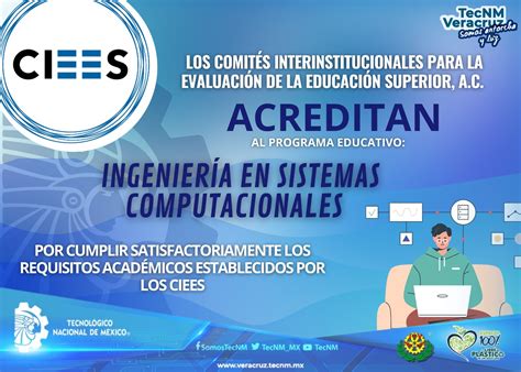 Acreditaci N Al Programa Educativo De Ingenier A En Sistemas