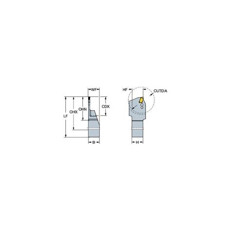 CoroCut QD Shank Tool For Parting And Grooving Zoro UK